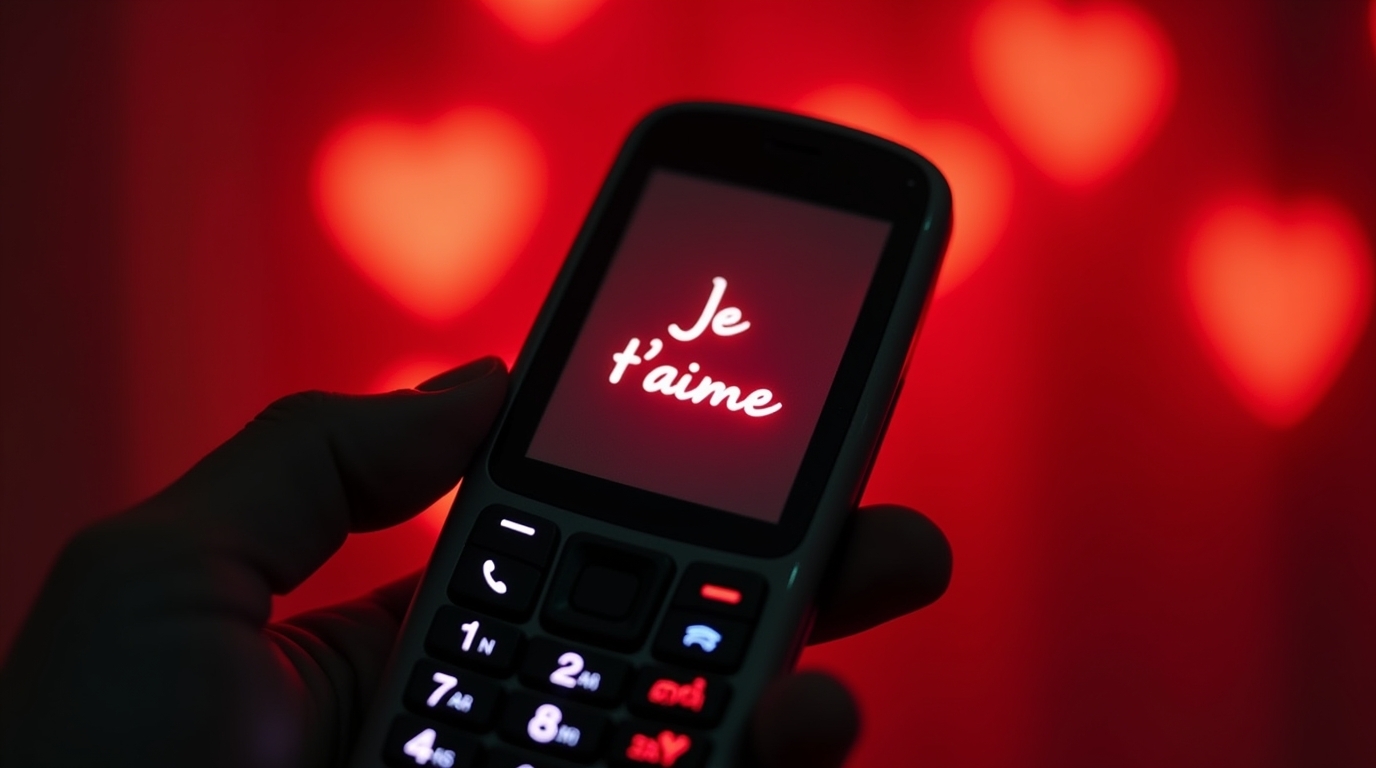 je t'aime par SMS